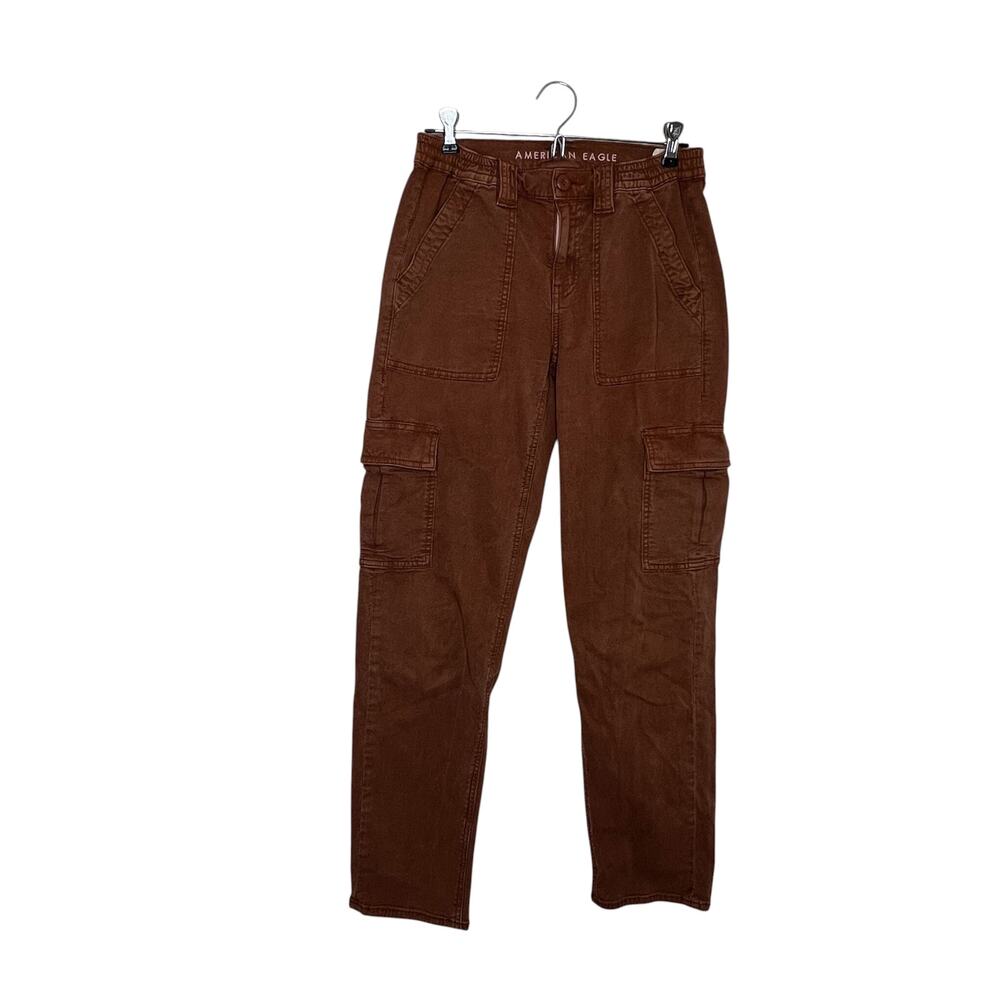 American Eagle Cargo Brown pants high waist Size 2